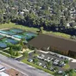facility apex tennis center aerial photo