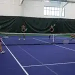 indoor tennis courts at apex tennis center