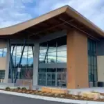 Arvada Aquatics Center entrance..