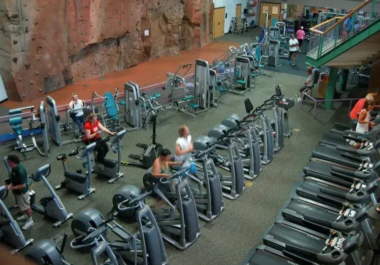 apex center fitness area with people exercising
